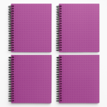spiral notebook purple color