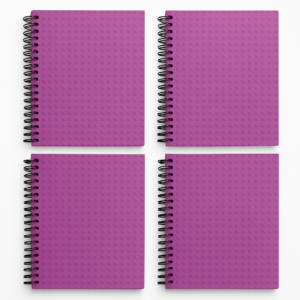 spiral notebook purple color